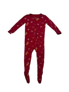 KYTE BABY Harry Potter Zippered Footie Pajama Size 18-24 Months Red Print Unisex